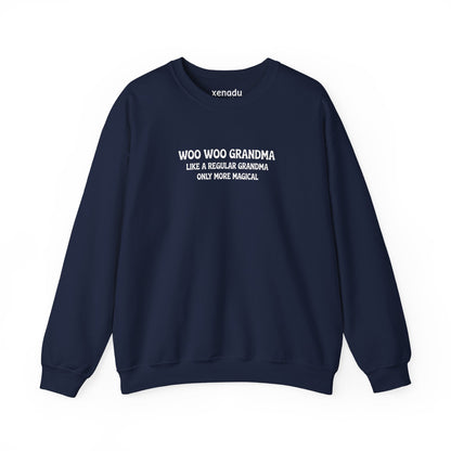 Woo Woo Grandma Sweatshirt Navy Sweatshirt
