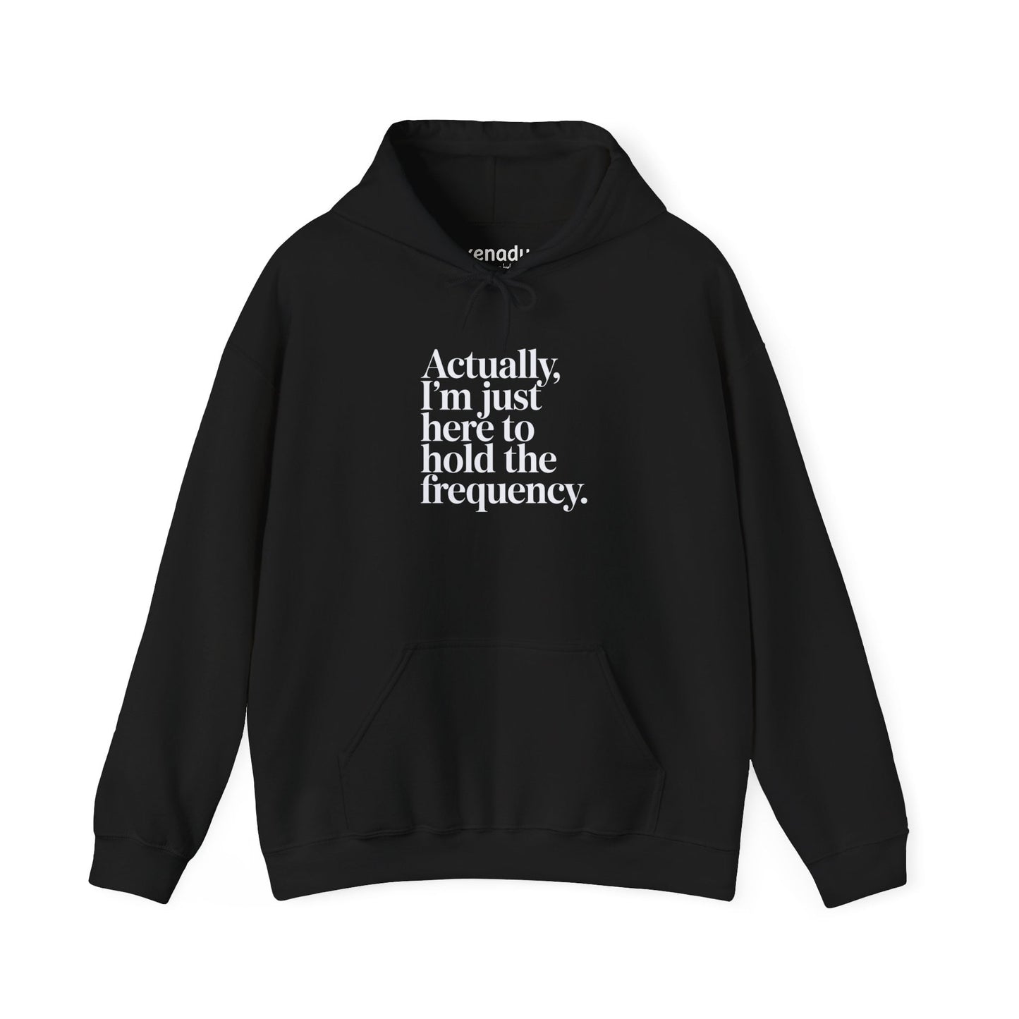 Hold the Frequency Hoodie Black Hoodie