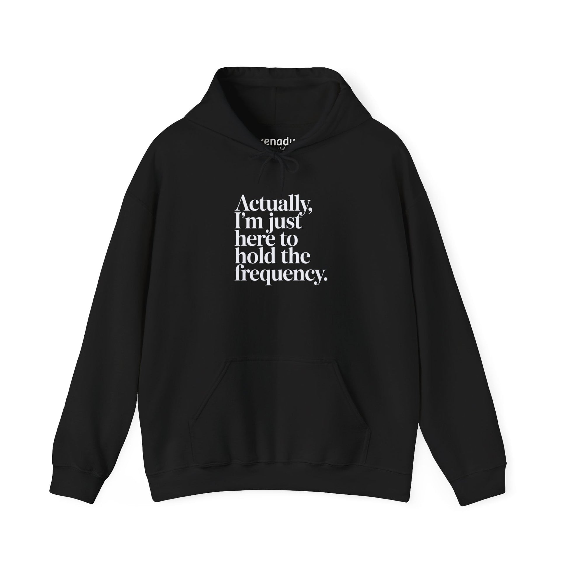 Hold the Frequency Hoodie Black Hoodie
