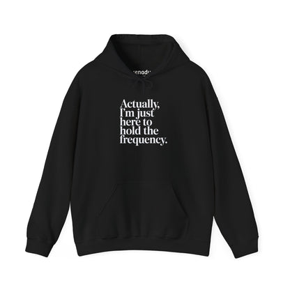 Hold the Frequency Hoodie Black Hoodie