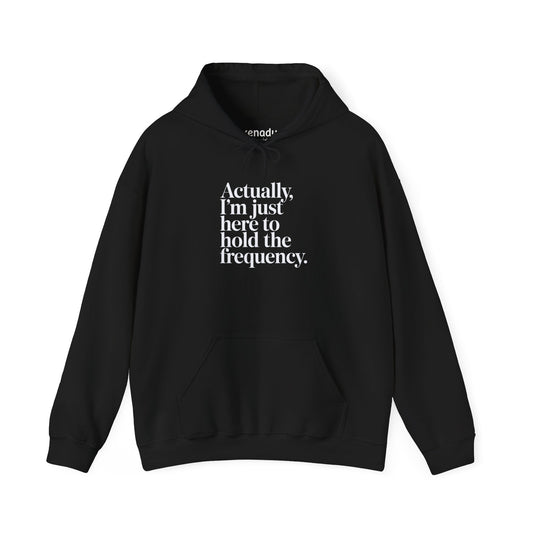 Hold the Frequency Hoodie Black Hoodie