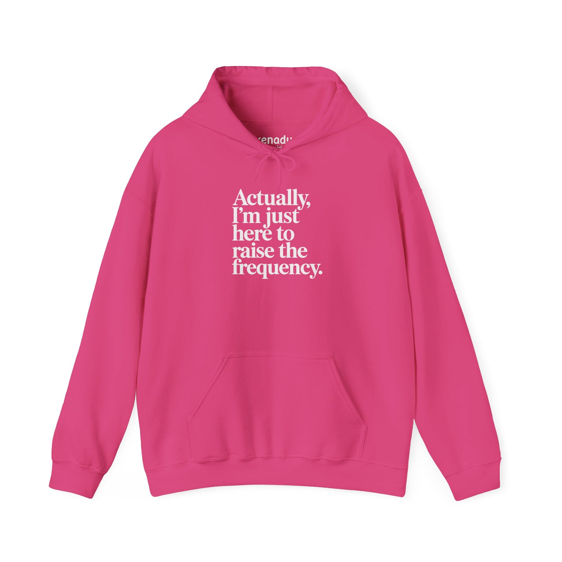 Raise the Frequency Hoodie Heliconia