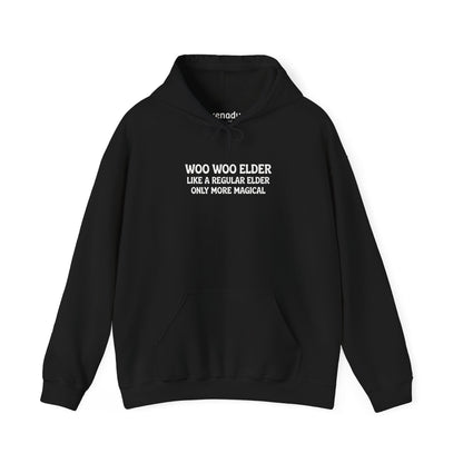 Woo Woo Elder Hoodie Black Hoodie