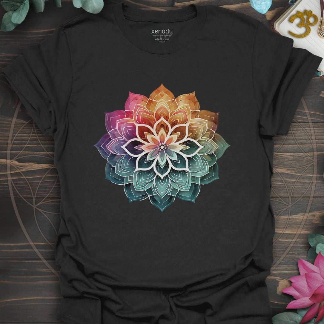 Boho Mandala Tee Black T-Shirt