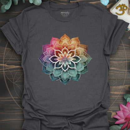 Boho Mandala Tee Dark Heather Grey T-Shirt