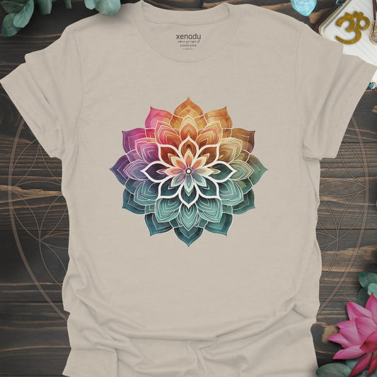 Boho Mandala Tee Sand T-Shirt