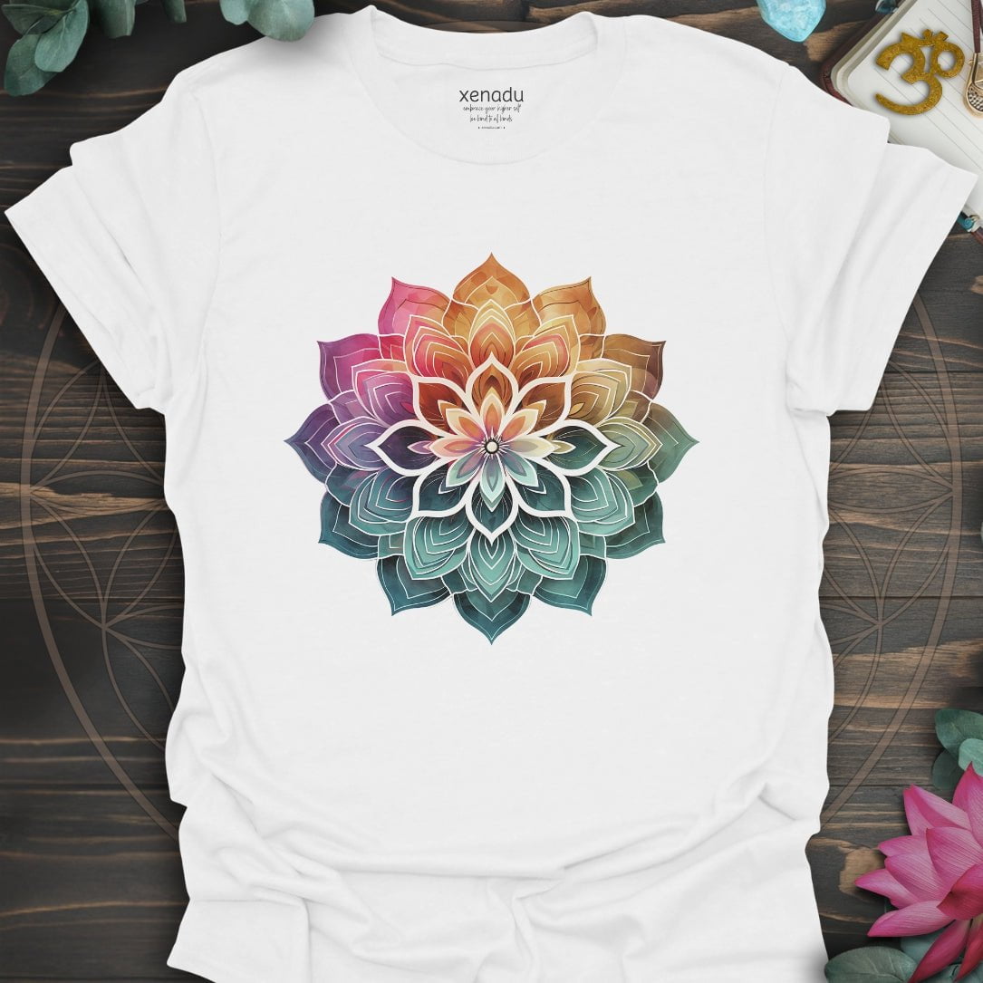 Boho Mandala Tee White T-Shirt