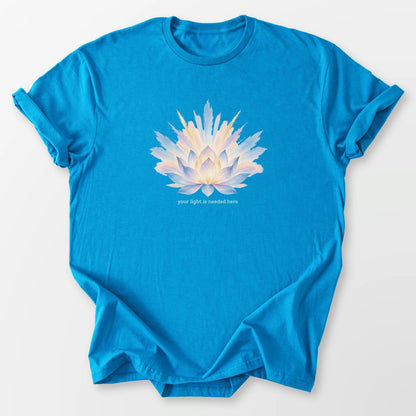 Your Light Is Needed Tee Sapphire T-Shirt