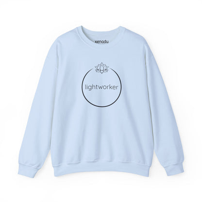 Lightworker Lotus Bloom Sweatshirt Light Blue Sweatshirt