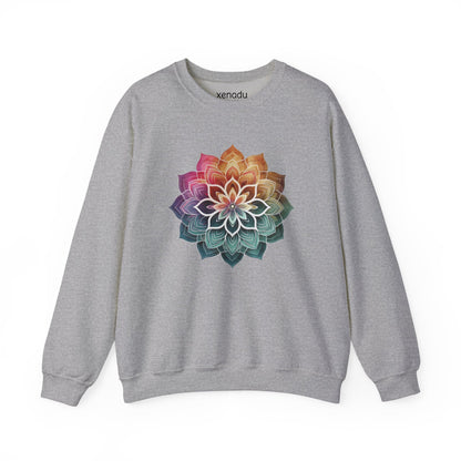 Boho Mandala Sweatshirt Sport Grey Sweatshirt