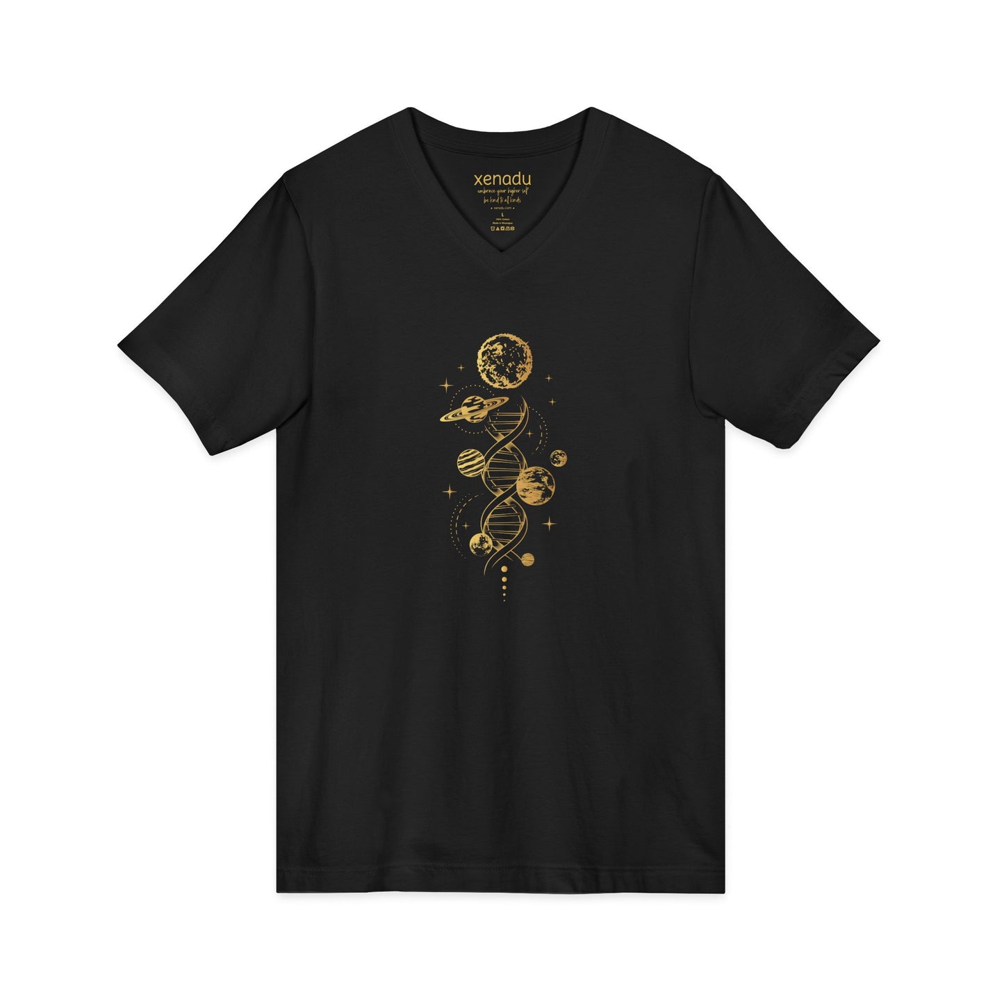Cosmic DNA V-Neck Tee V-neck