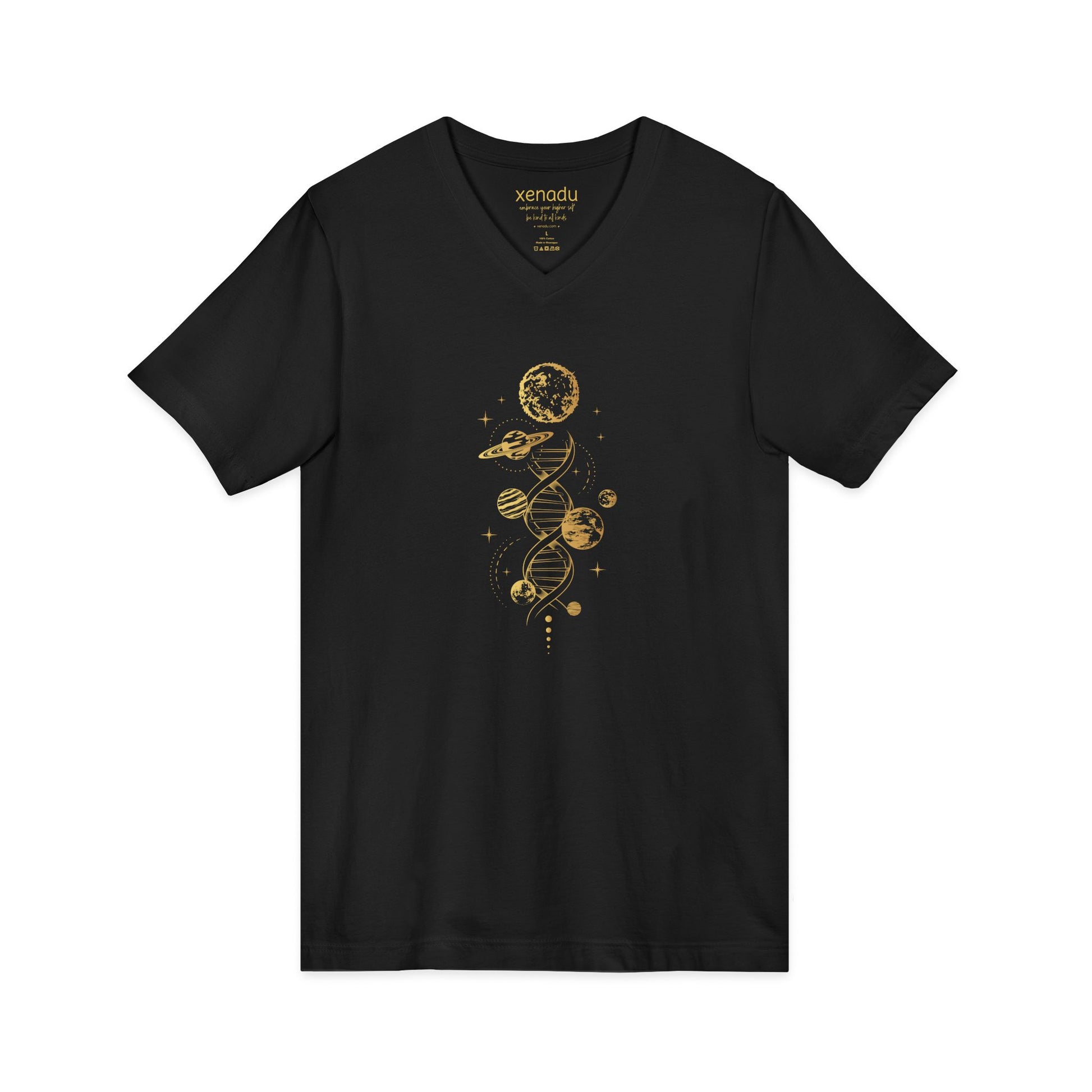 Cosmic DNA V-Neck Tee V-neck