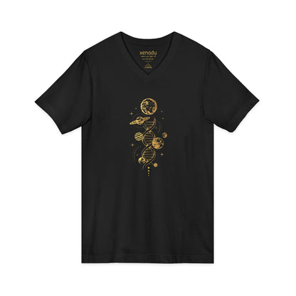 Cosmic DNA V-Neck Tee V-neck