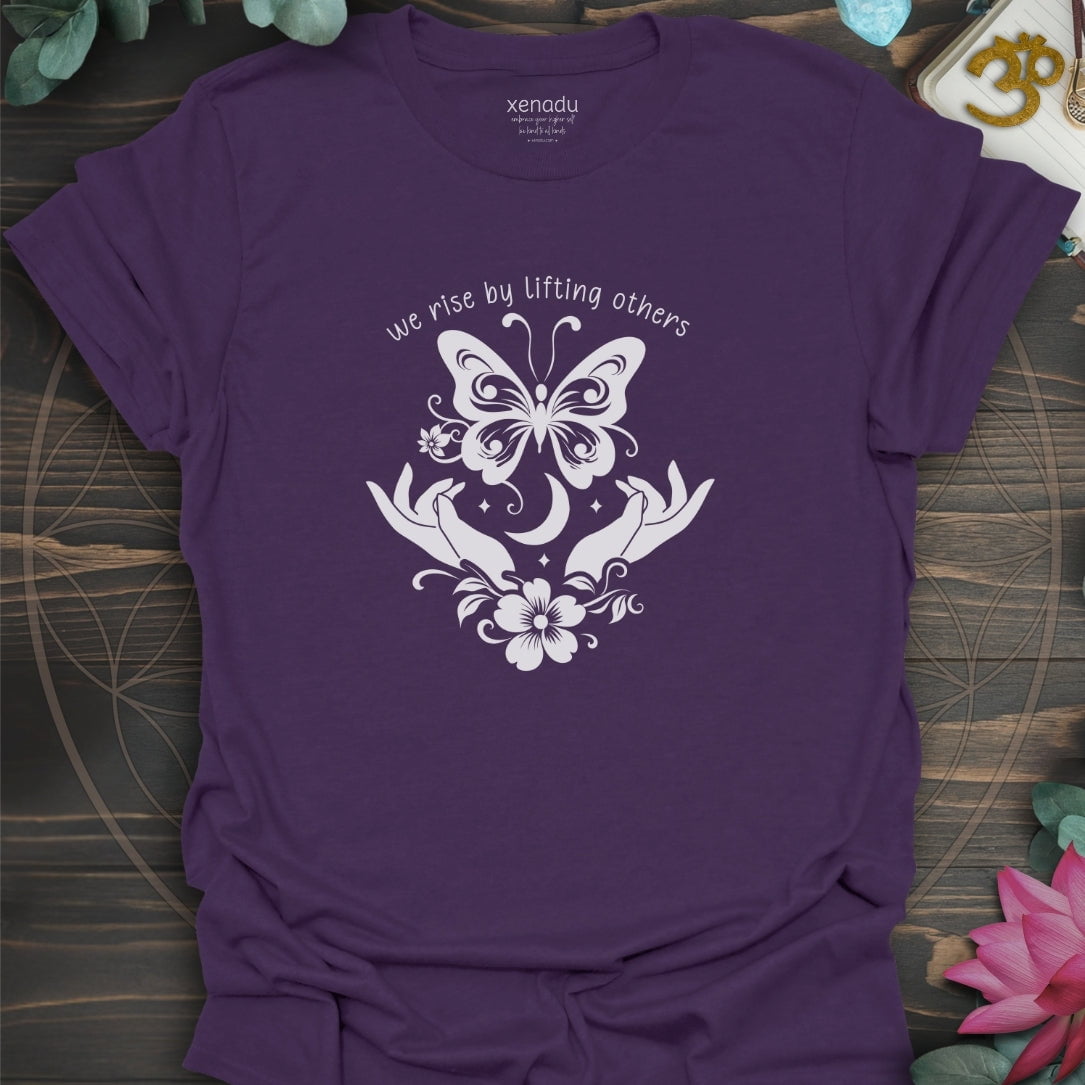 Lifting Others Tee Purple T-Shirt