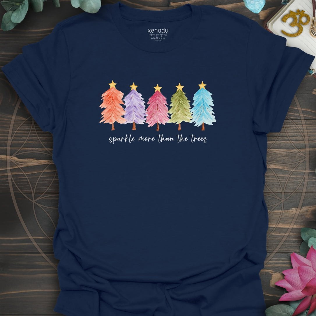 Sparkle More Tee Navy T-Shirt