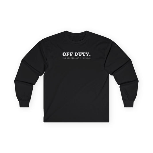 Off Duty Energetically Long Sleeve Tee Black Long-sleeve