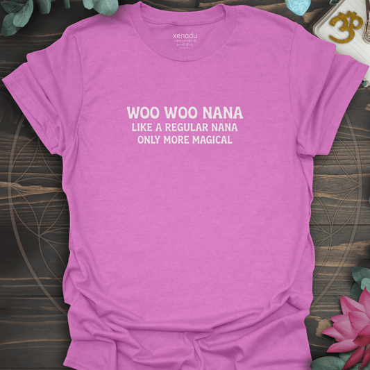 Woo Woo Nana Tee Heather Radiant Orchid T-Shirt