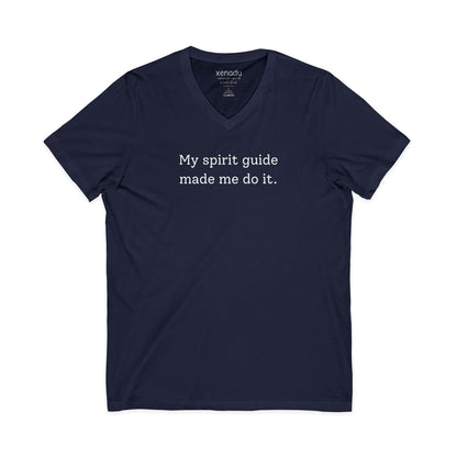 My Spirit Guide V-Neck Tee Navy V-neck