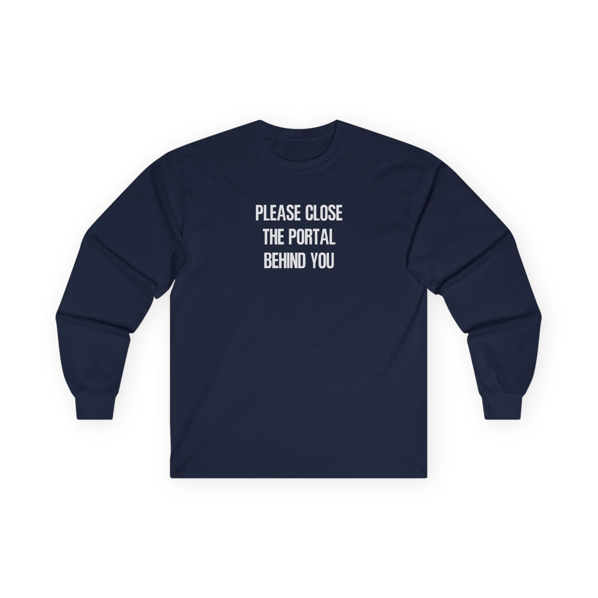 Close The Portal Long Sleeve Tee Navy