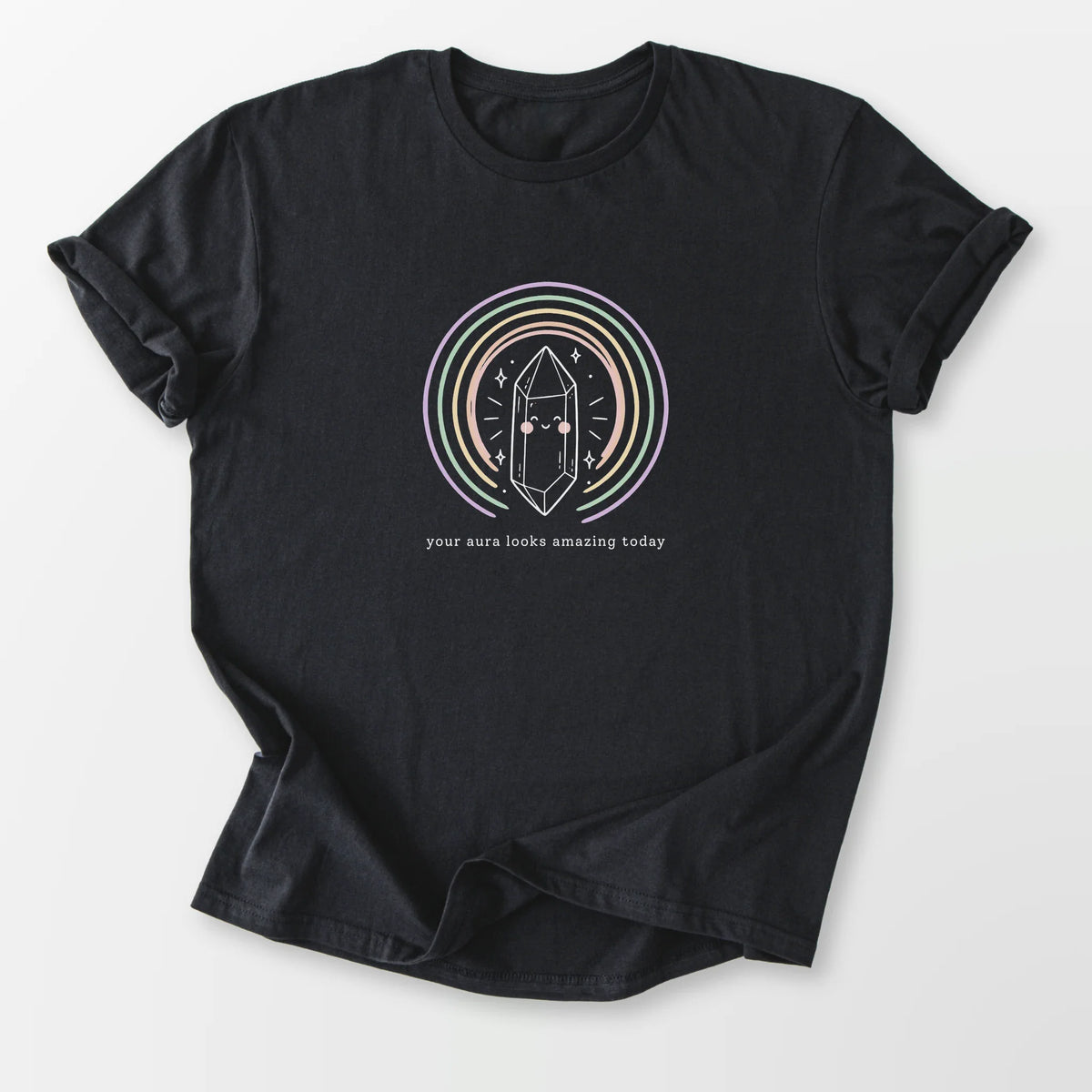 Aura Looks Amazing Tee Black T-Shirt