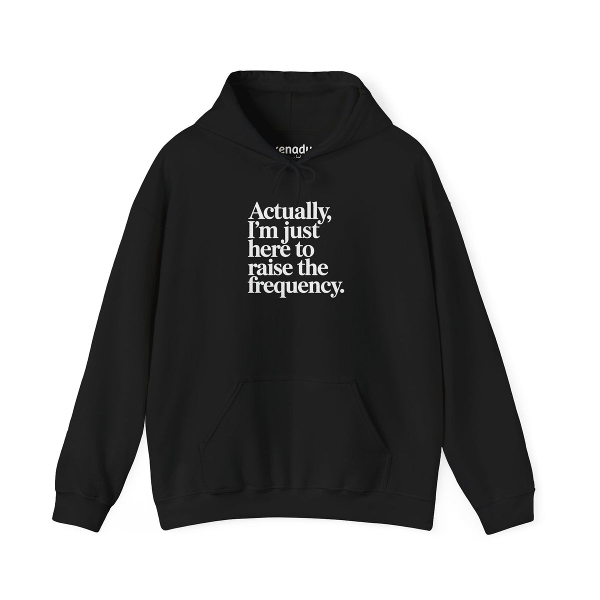 Raise the Frequency Hoodie Black