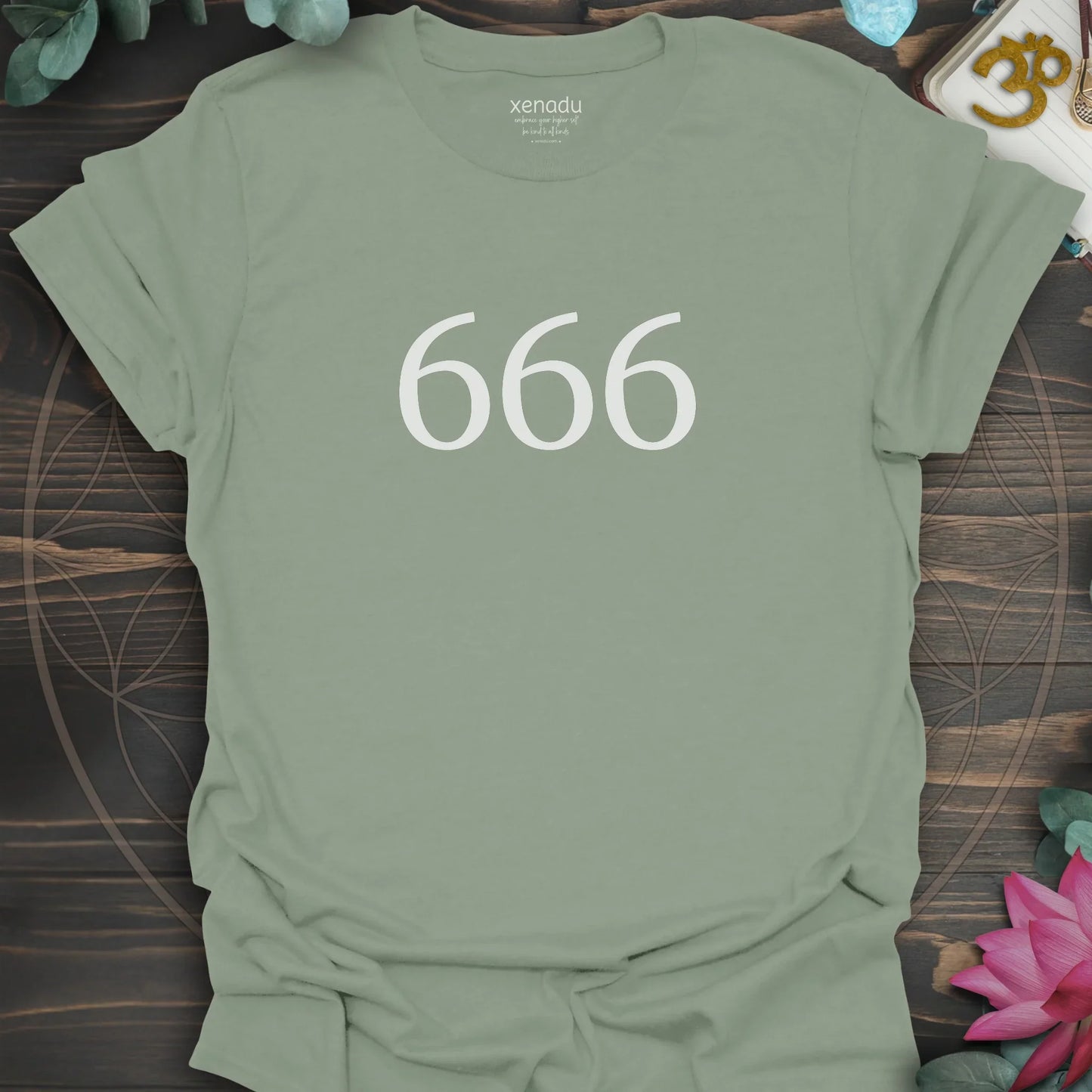 Angel Number 666 Tee Sage T-Shirt