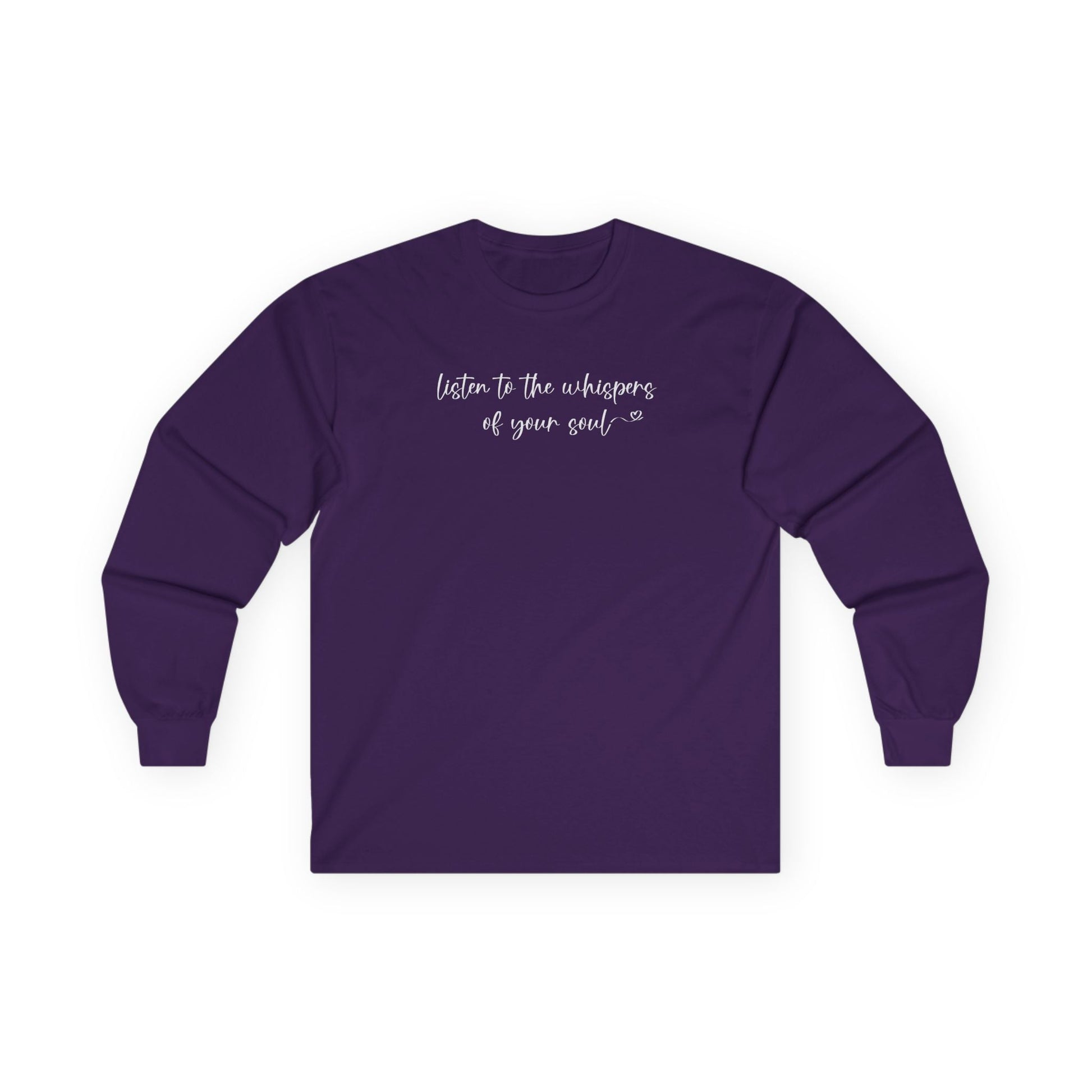 Listen to the Whispers Long Sleeve Tee Purple Long-sleeve