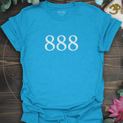 Angel Number 888 Tee Heather Sapphire T-Shirt