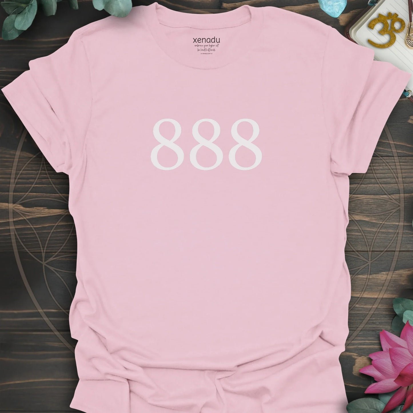 Angel Number 888 Tee Light Pink T-Shirt