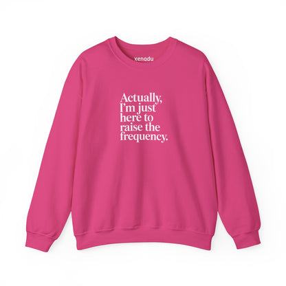 Raise the Frequency Sweatshirt Heliconia