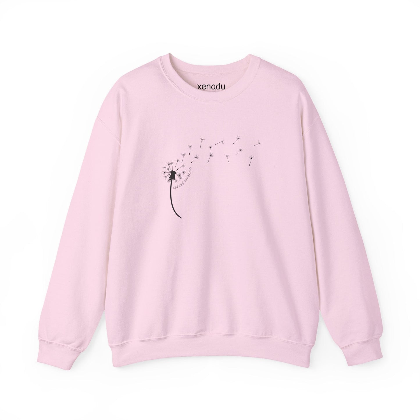Kindness Dandelion Sweatshirt Light Pink Sweatshirt