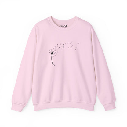 Kindness Dandelion Sweatshirt Light Pink Sweatshirt