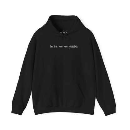 I'm the Woo Woo Grandma Hoodie Black Hoodie