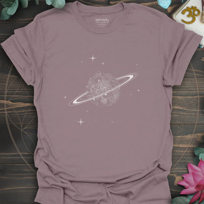 Saturn in Bloom Tee Paragon T-Shirt