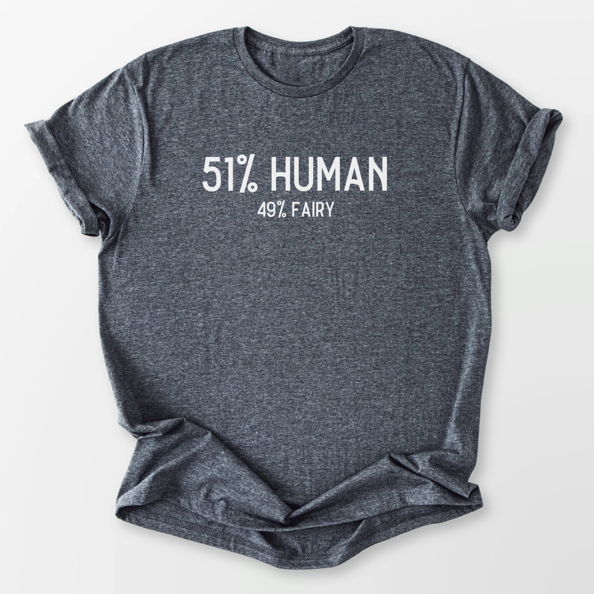 49% Fairy Tee Dark Heather Grey T-Shirt