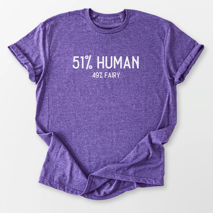 49% Fairy Tee Heather Purple T-Shirt