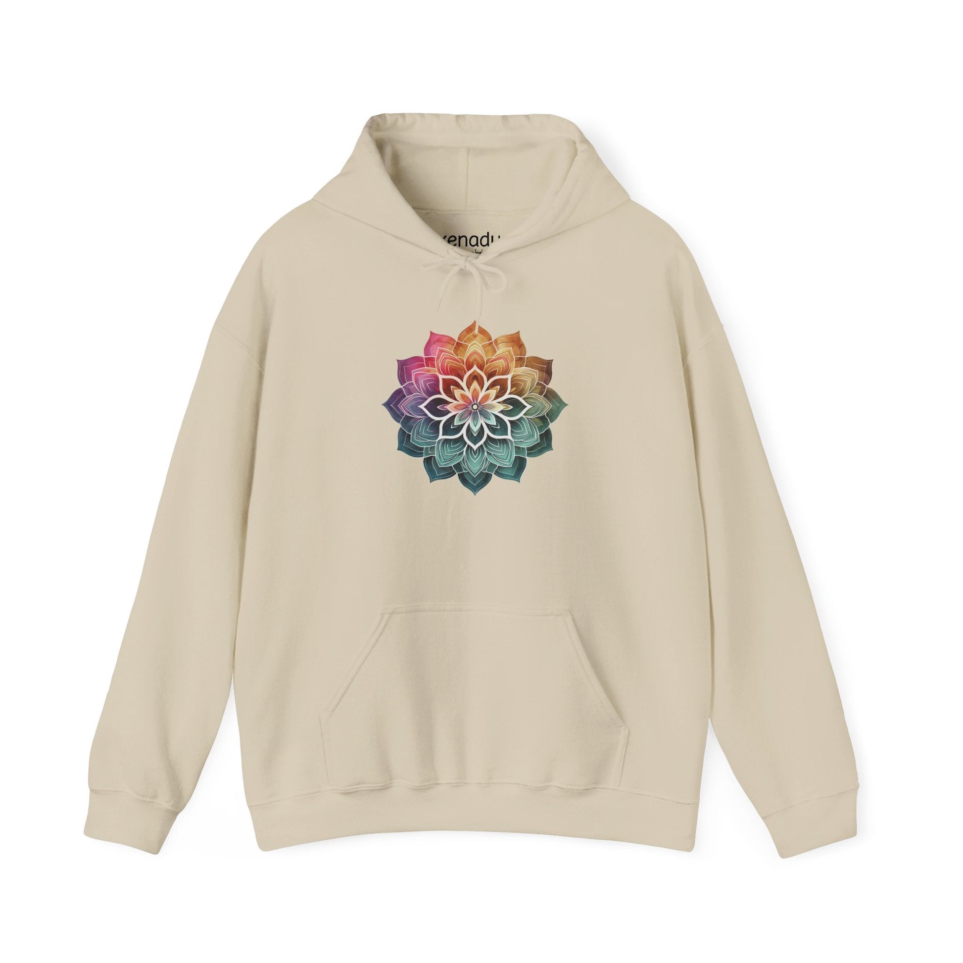 Boho Mandala Hoodie Sand Hoodie