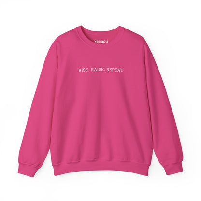 Rise Raise Repeat Sweatshirt Heliconia