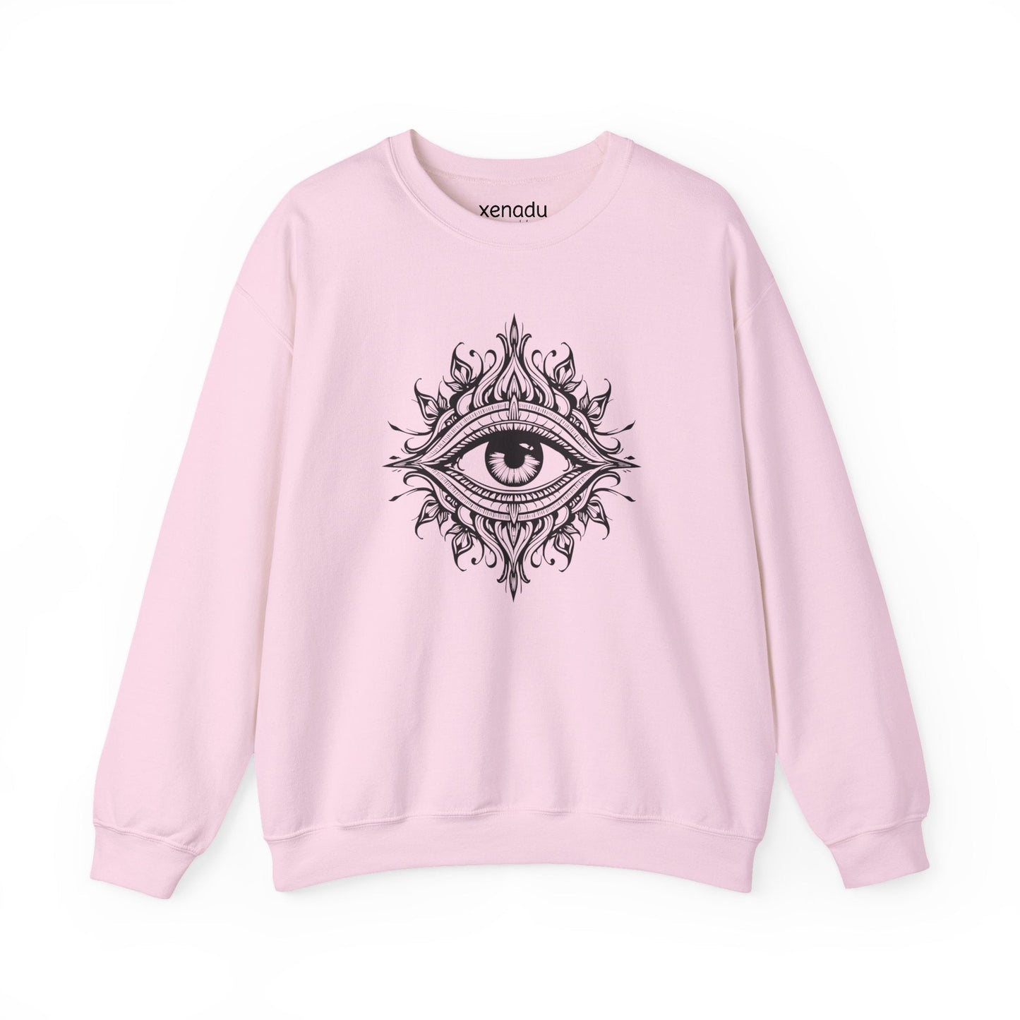 Third Eye Sweatshirt Light Pink Sweatshirt