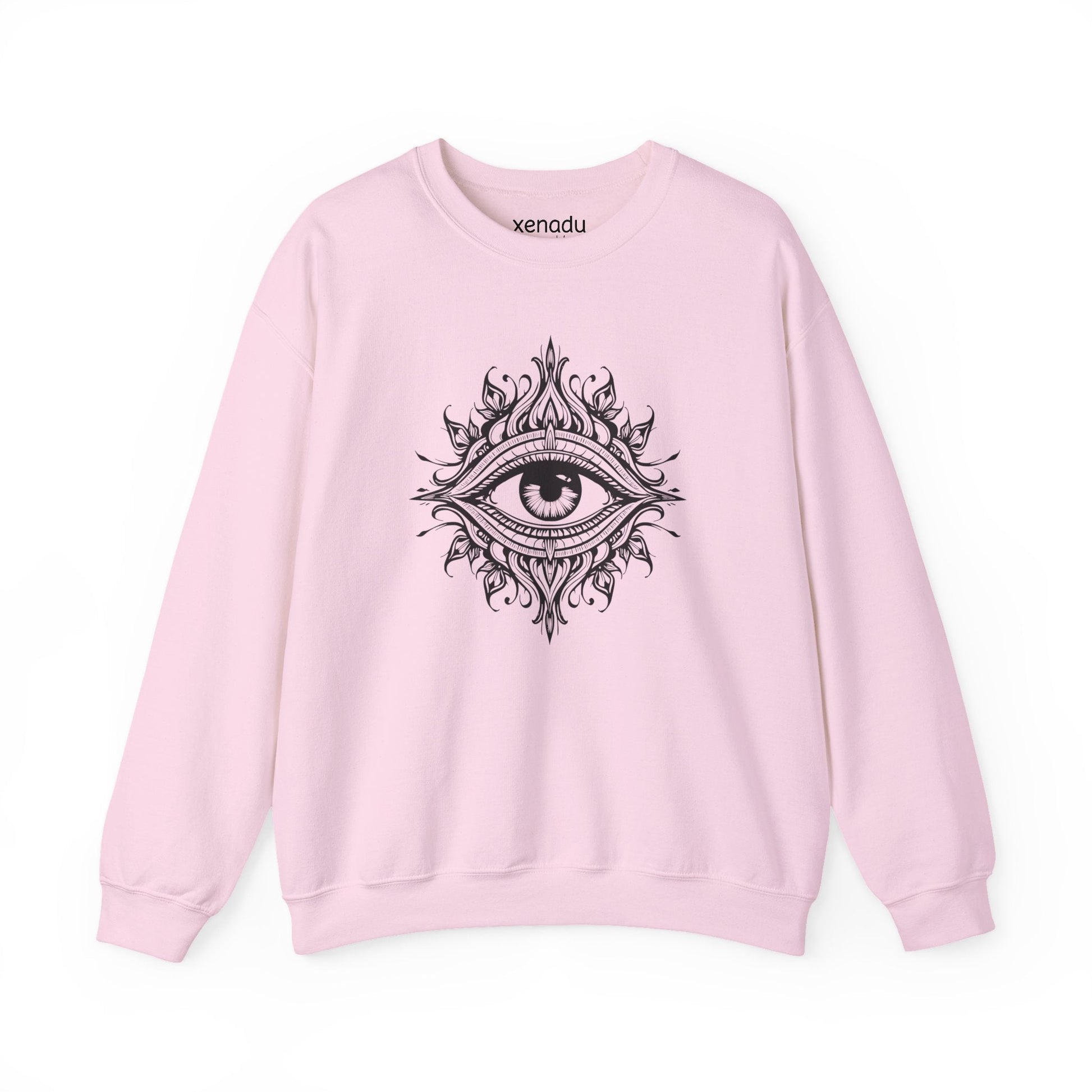 Third Eye Sweatshirt Light Pink Sweatshirt