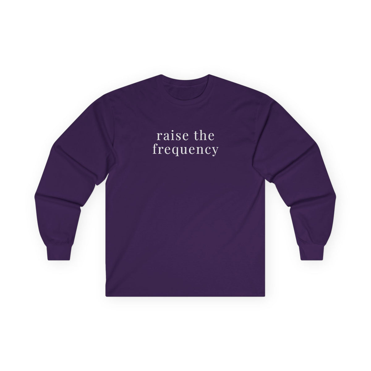 Raise Frequency Long Sleeve Tee Purple