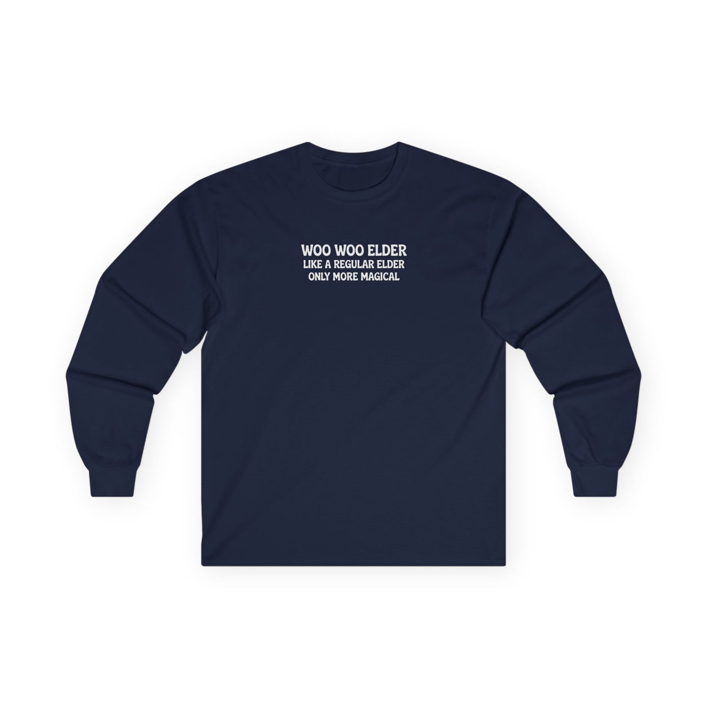 Woo Woo Elder Long Sleeve Tee Navy Long-sleeve