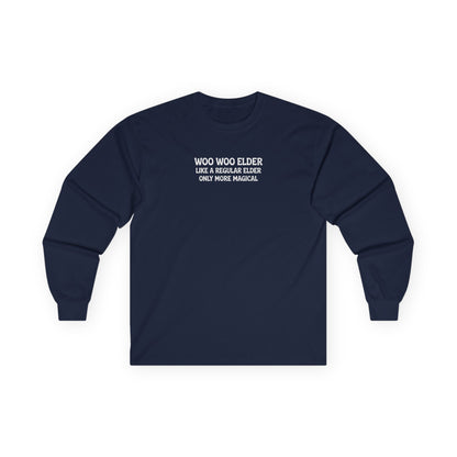 Woo Woo Elder Long Sleeve Tee Navy Long-sleeve