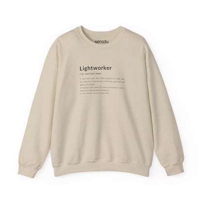 Lightworker Definition Sweatshirt Sand Sweatshirt