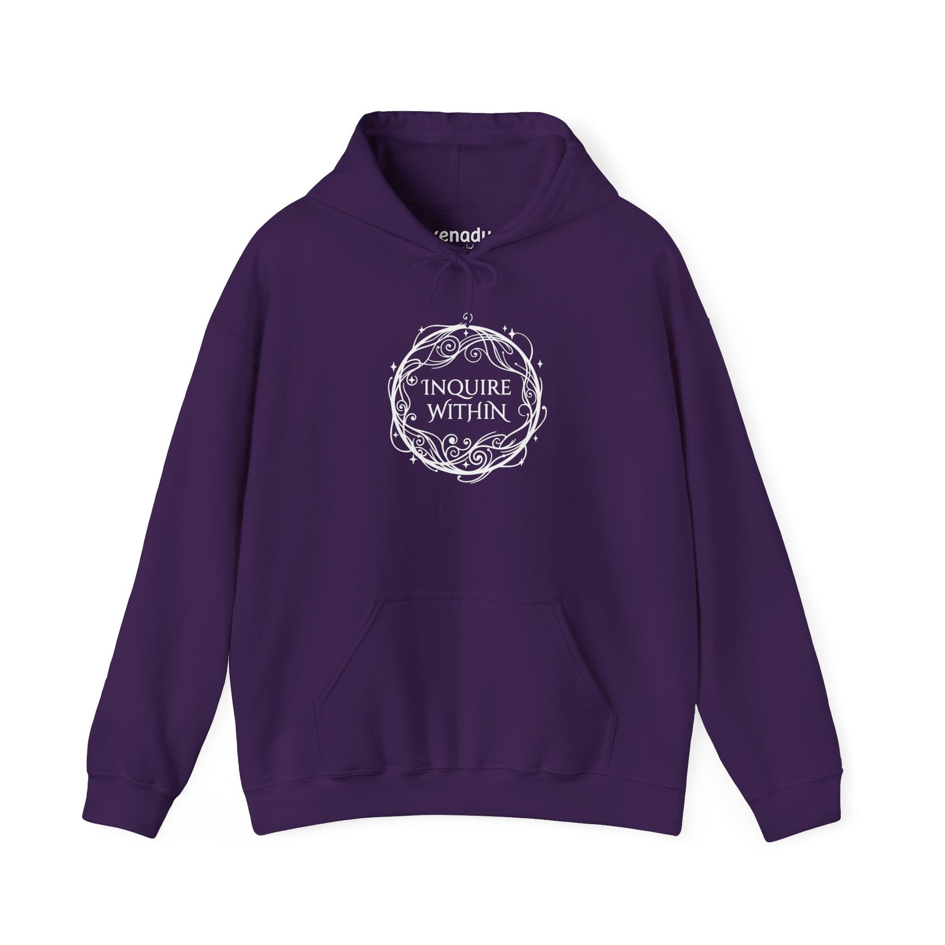 Inquire Within Hoodie Purple Hoodie