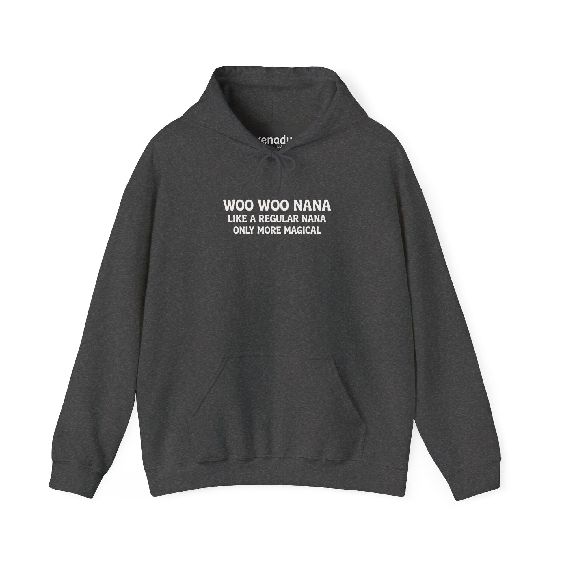 Woo Woo Nana Hoodie Dark Heather Grey Hoodie