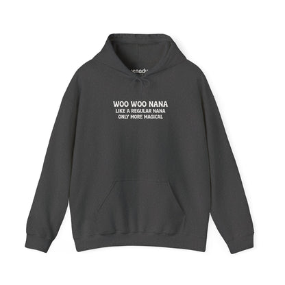 Woo Woo Nana Hoodie Dark Heather Grey Hoodie