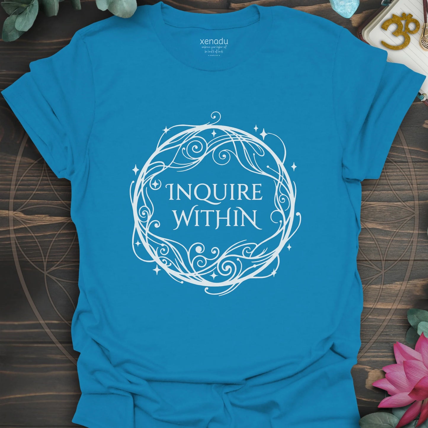 Inquire Within Tee Sapphire T-Shirt