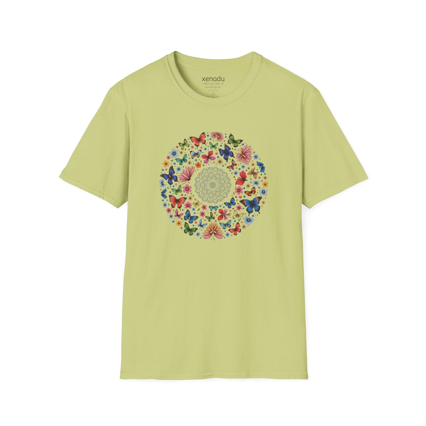 Bright Butterfly Mandala Tee