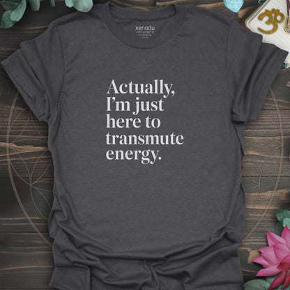 Transmute Energy Tee Dark Heather Grey T-Shirt